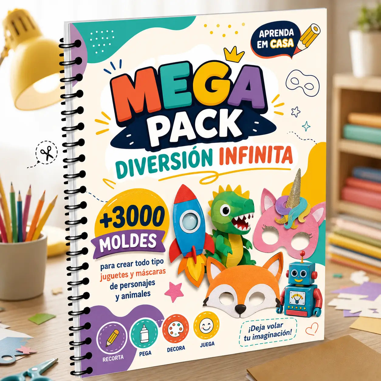 Mega Pack Diversión Infinita +3000 Moldes